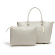 Grey Tote Bag | Vegan Leather-0
