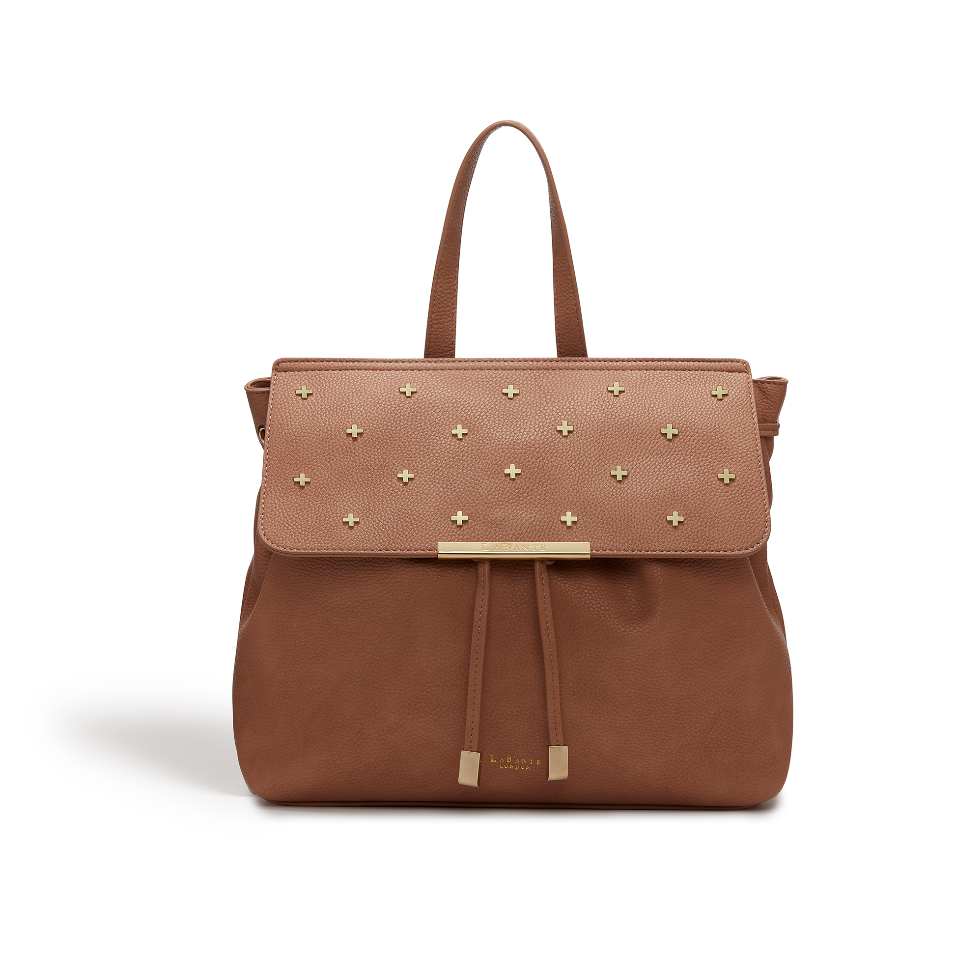 Brown Backpack Bag | Vegan Leather-0