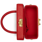 Red Small Box Bag | Vegan Leather-2