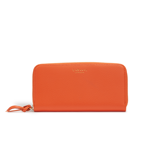 Red Orange Wallet | Vegan Leather-0