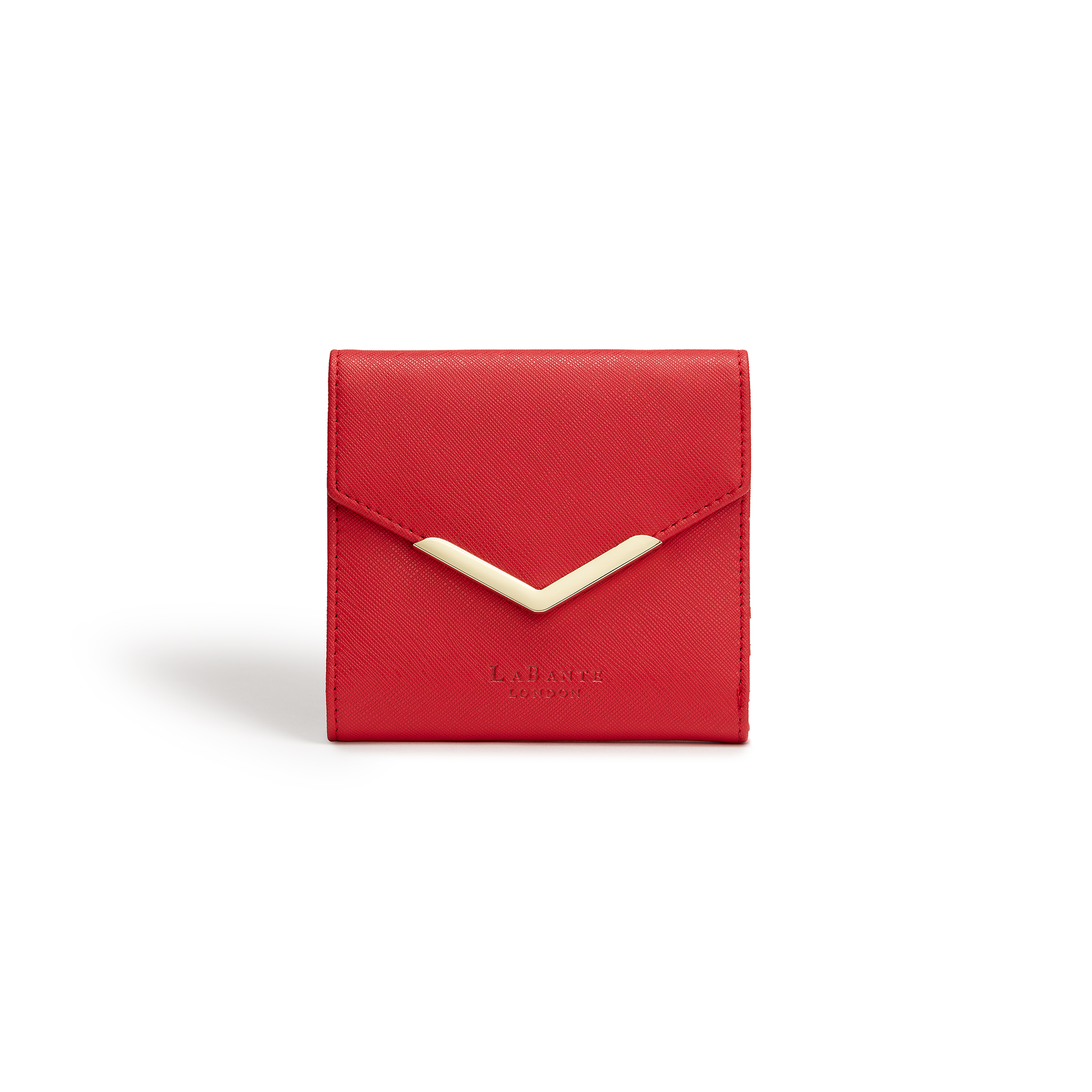 Red Bifold Wallet | Vegan Leather-3