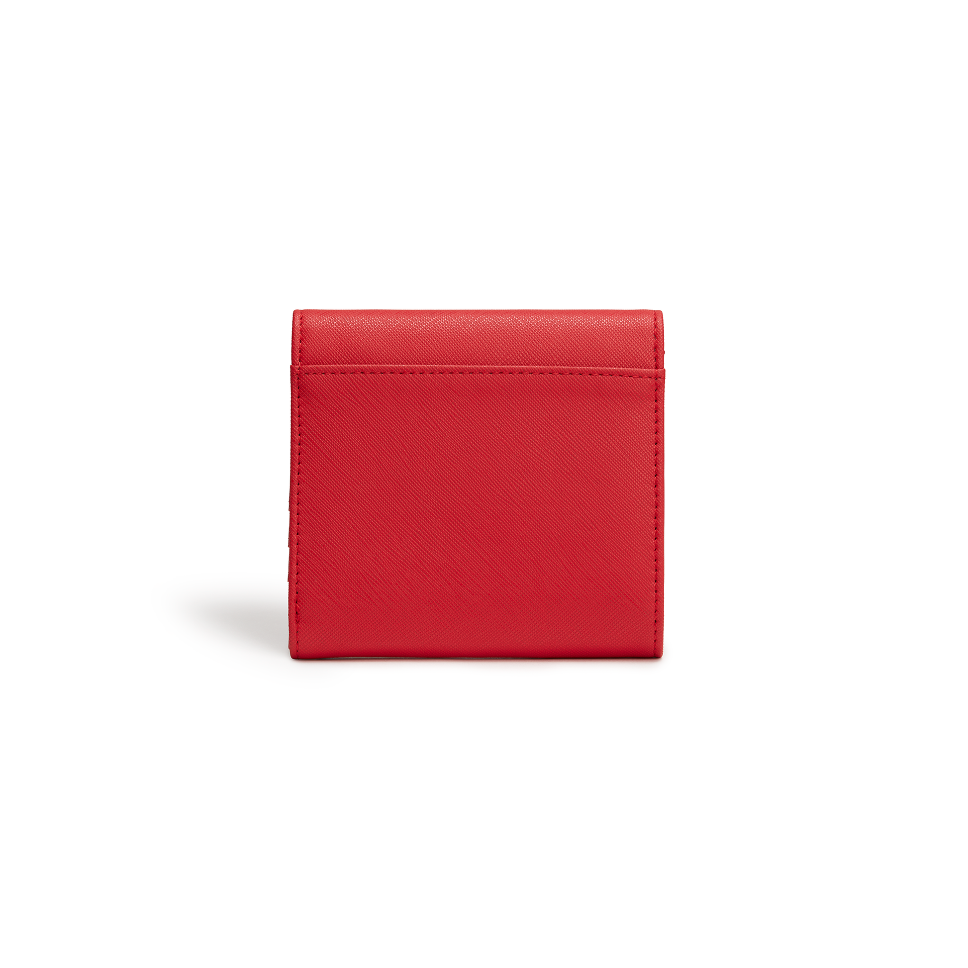 Red Bifold Wallet | Vegan Leather-2