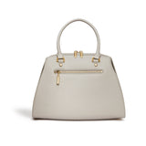 Grey Bowling Bag | Vegan Leather-2