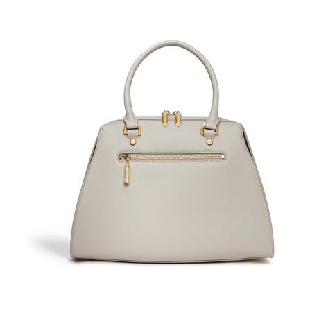 Grey Bowling Bag | Vegan Leather-2