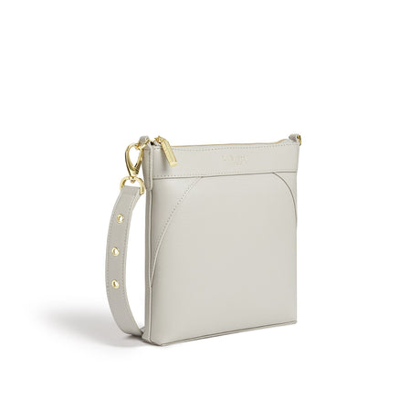 Grey Crossbody Bag | Vegan Leather-0