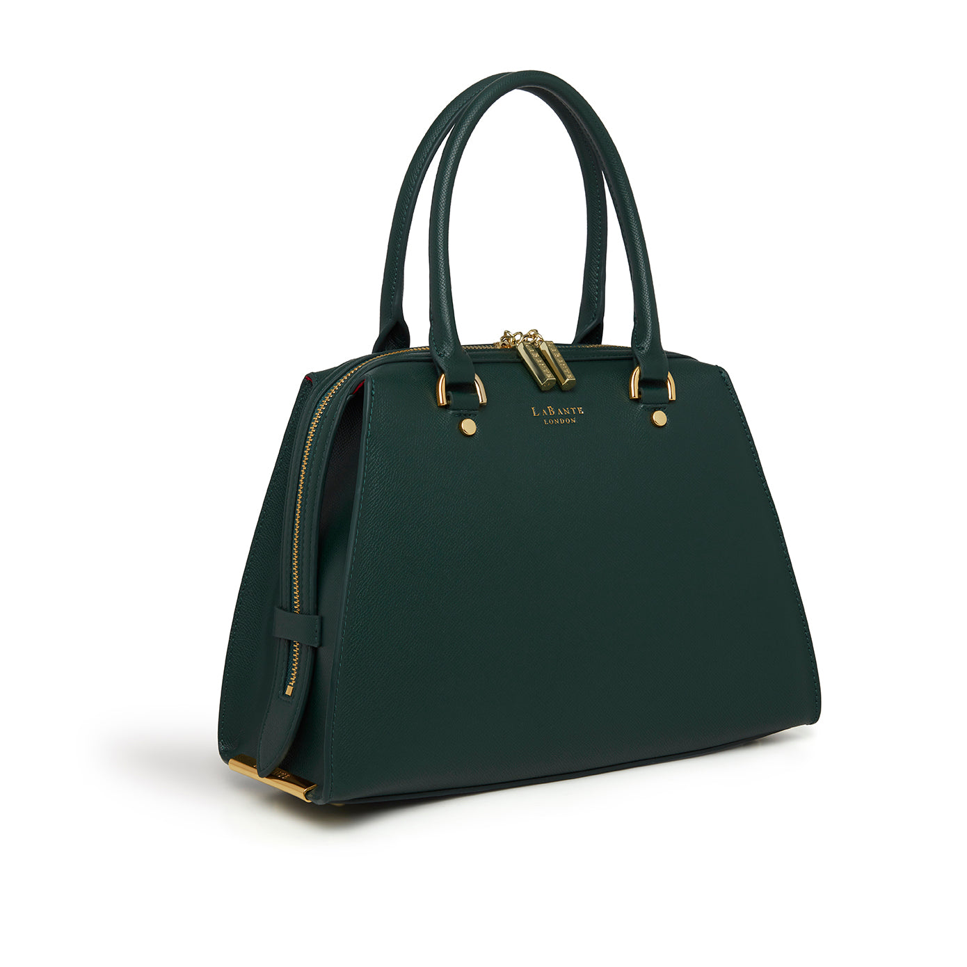 Forest Green Bowling Bag | Vegan Leather-1