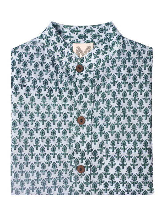 Twinning Set - Block Printed Shirts - Pondicherry-0