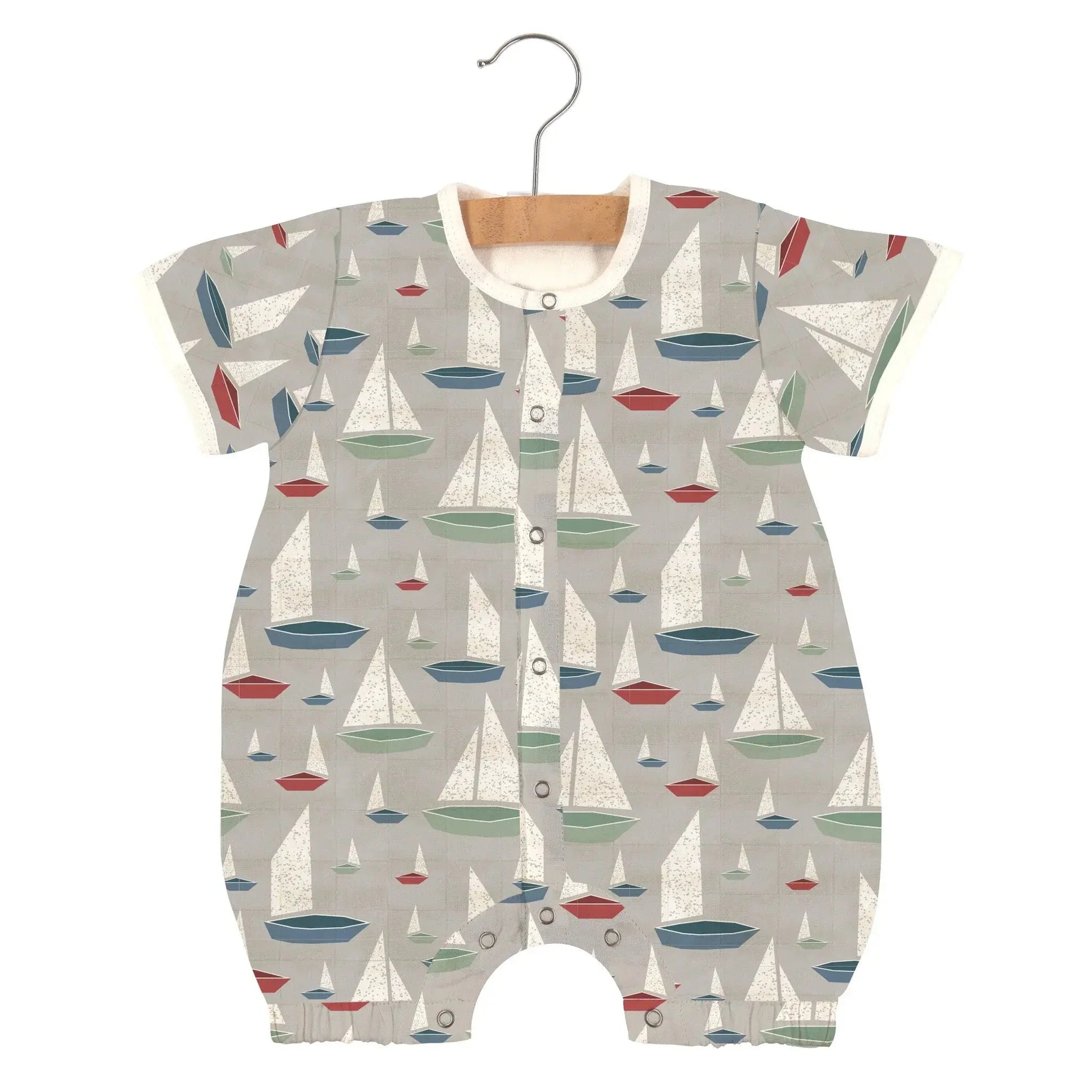 Marina Sailboats Bamboo Newcastle Mini Romper 0-6 M Newcastle Classics