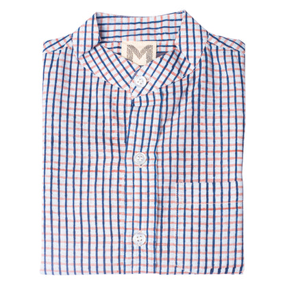 Boys Collarless Shirts | Button Down Short Sleeve-9