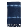 Navy Tie Dye Turkish Towel | 100% Natural Fibers SLATE + SALT