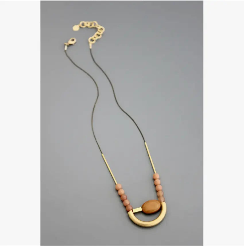Necklace | Jasper + Glass David Aubrey Jewelry