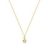 Necklace | Divine Star - Gold Plated Sterling Silver -0