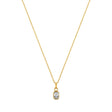 Necklace | Enigma - Gold Plated Sterling Silver -0