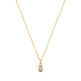 Necklace | Enigma - Gold Plated Sterling Silver -0