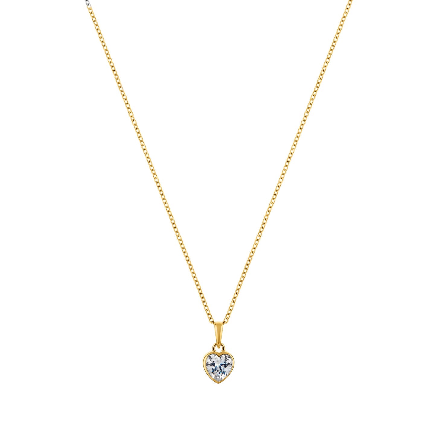 Necklace | Pure Heart - Gold Plated Sterling Silver -0
