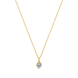 Necklace | Pure Heart - Gold Plated Sterling Silver -0