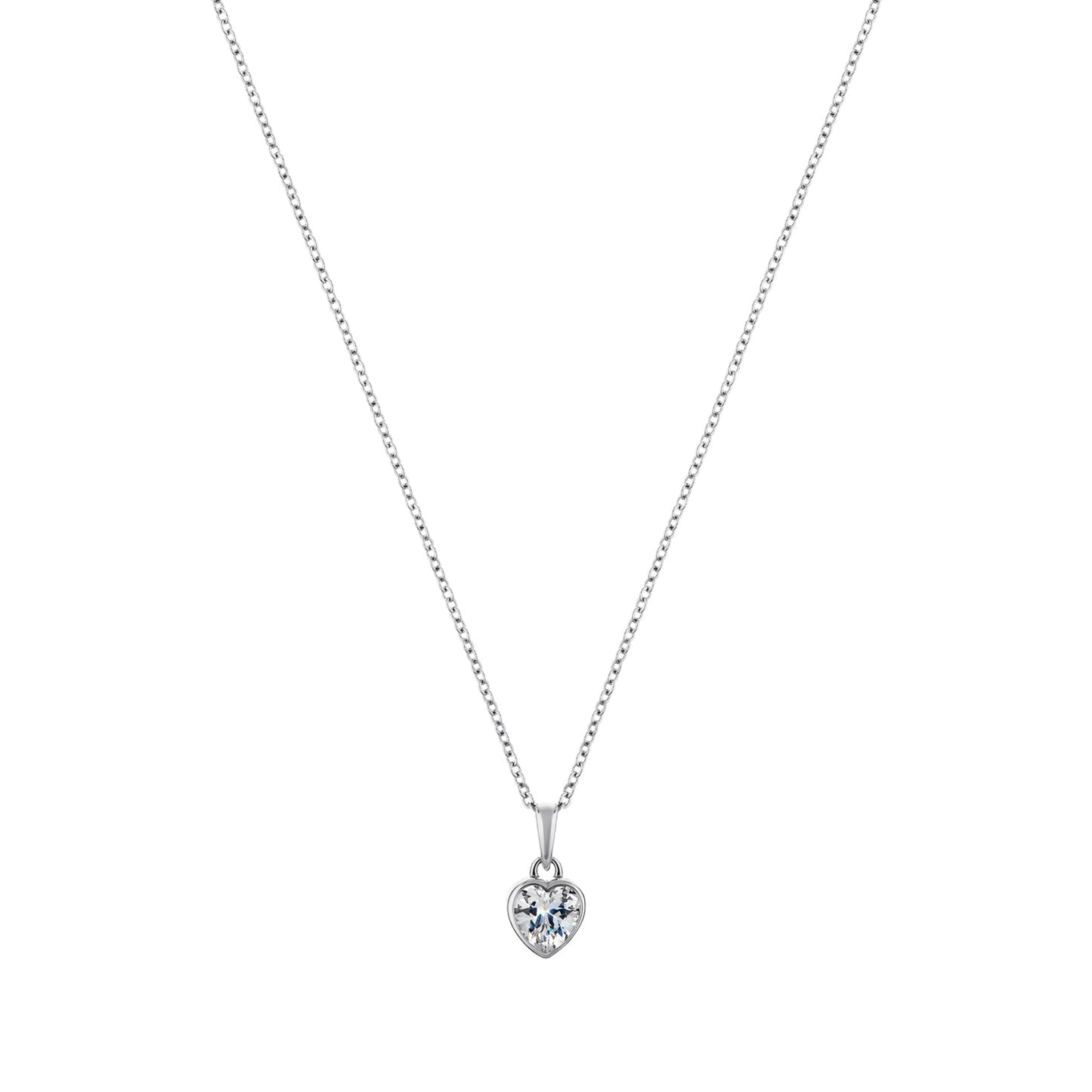 Necklace | Pure Heart - Sterling Silver -0