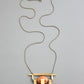 Pendant Necklace | Geometric Brass + Jade David Aubrey Jewelry