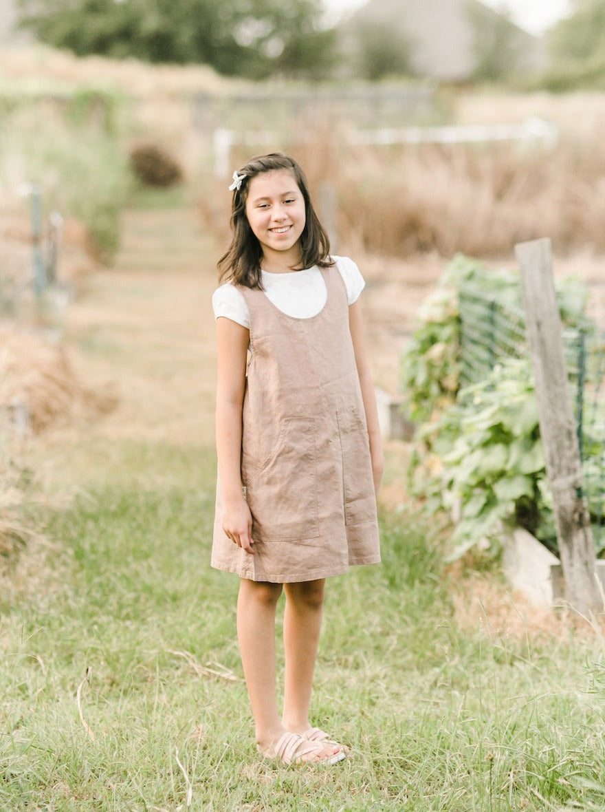 Youth Pinafore Apron | Eco Friendly Textiles-0