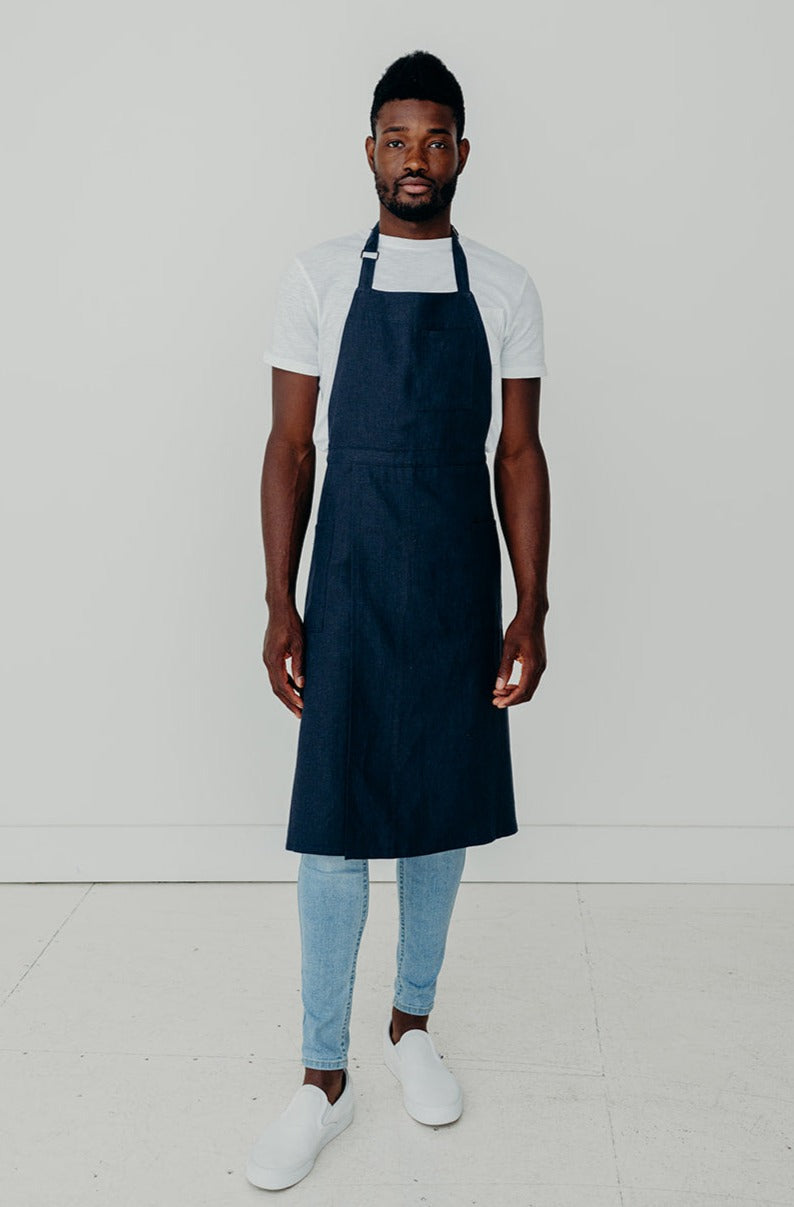 Split Leg Pottery Apron | Eco Friendly Textiles-2