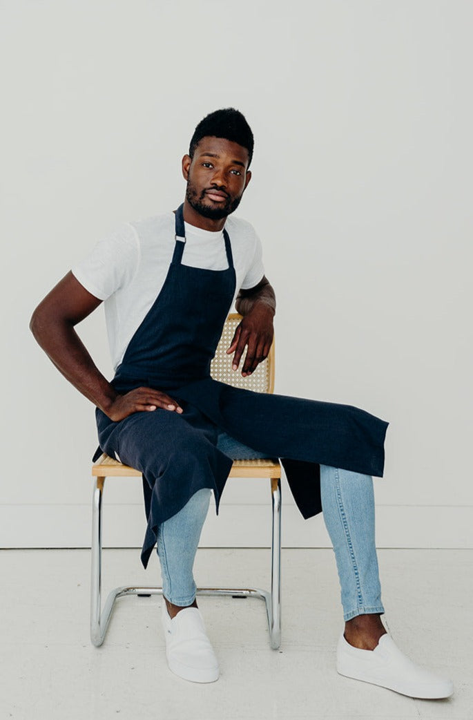 Split Leg Pottery Apron | Eco Friendly Textiles-0