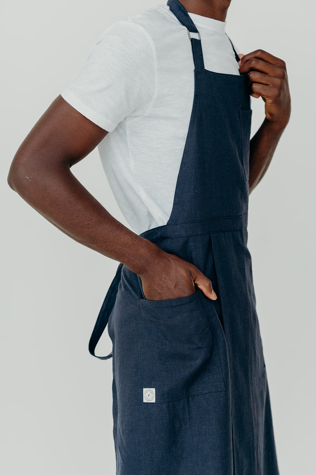 Split Leg Pottery Apron | Eco Friendly Textiles-1