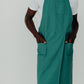 Split Leg Smock Apron Cross Back | Eco Friendly Textiles-4