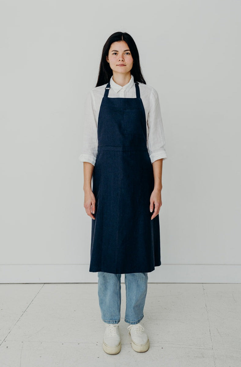 Split Leg Pottery Apron | Eco Friendly Textiles-5