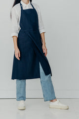 Split Leg Pottery Apron | Eco Friendly Textiles-4