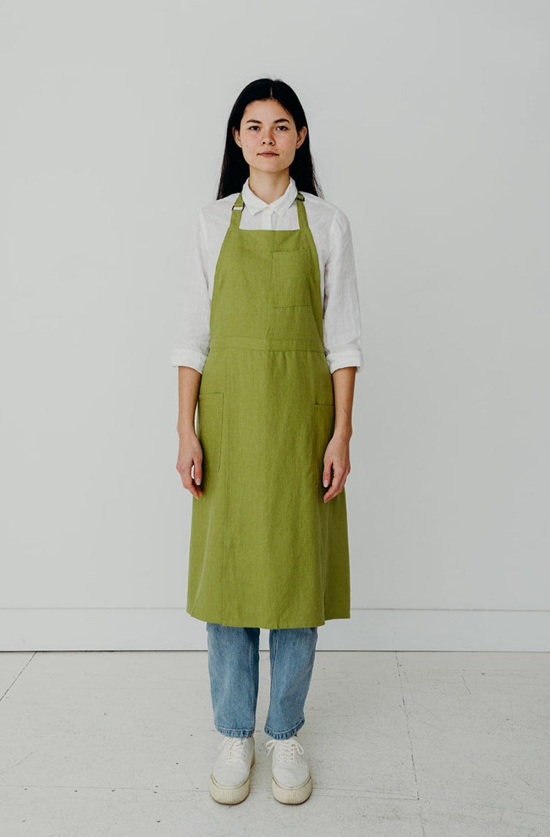 Split Leg Pottery Apron | Eco Friendly Textiles-7