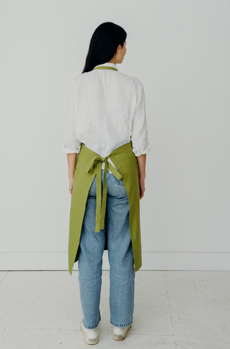 Split Leg Pottery Apron | Eco Friendly Textiles-8