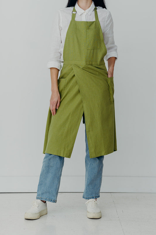 Split Leg Pottery Apron | Eco Friendly Textiles-6