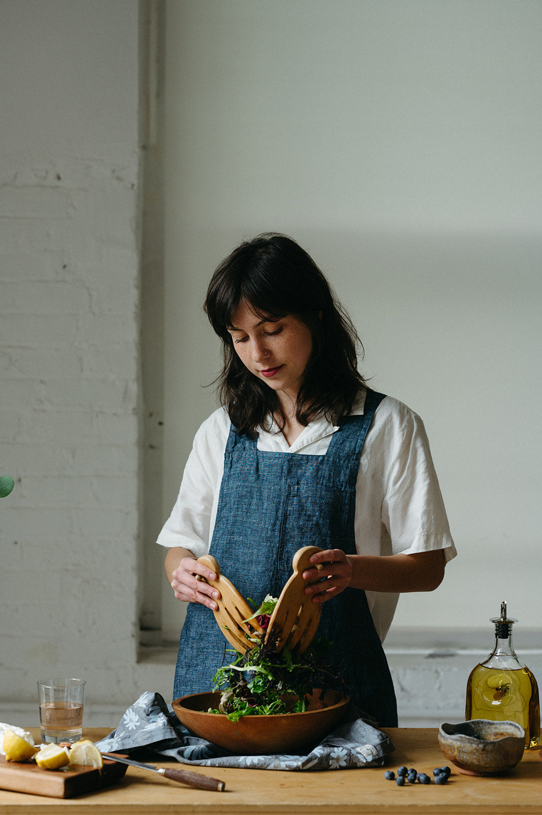 Prairie Smock Apron | Eco Friendly Textiles-3