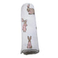 Powder Pink Bunnies Swaddle Newcastle Classics