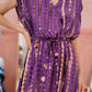 Purple Berry Tie-Dye Dress  | Handmade in Bali Pink Haley