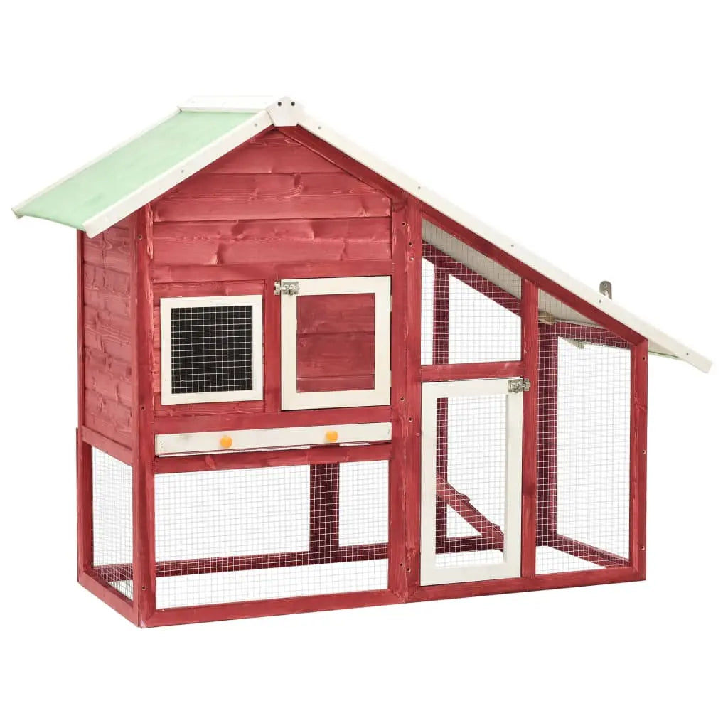 Rabbit Hutch/ Pet House | Solid Fir Wood Urban Farm