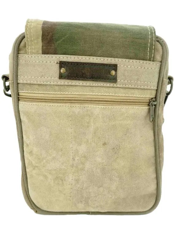 Recycled Military Tent | Camouflage Crossbody Bag Vintage Addiction