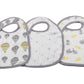 Traveler Bamboo Muslin Snap Bibs 3PK-0