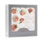 Carnelian Peaches and Black and White Polka Dot Newcastle Blanket-1