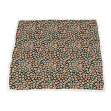 Hooded Towel & Washcloth Set | Bamboo Muslin -  Canyon Sunset Flowers & White Polka Dot -5