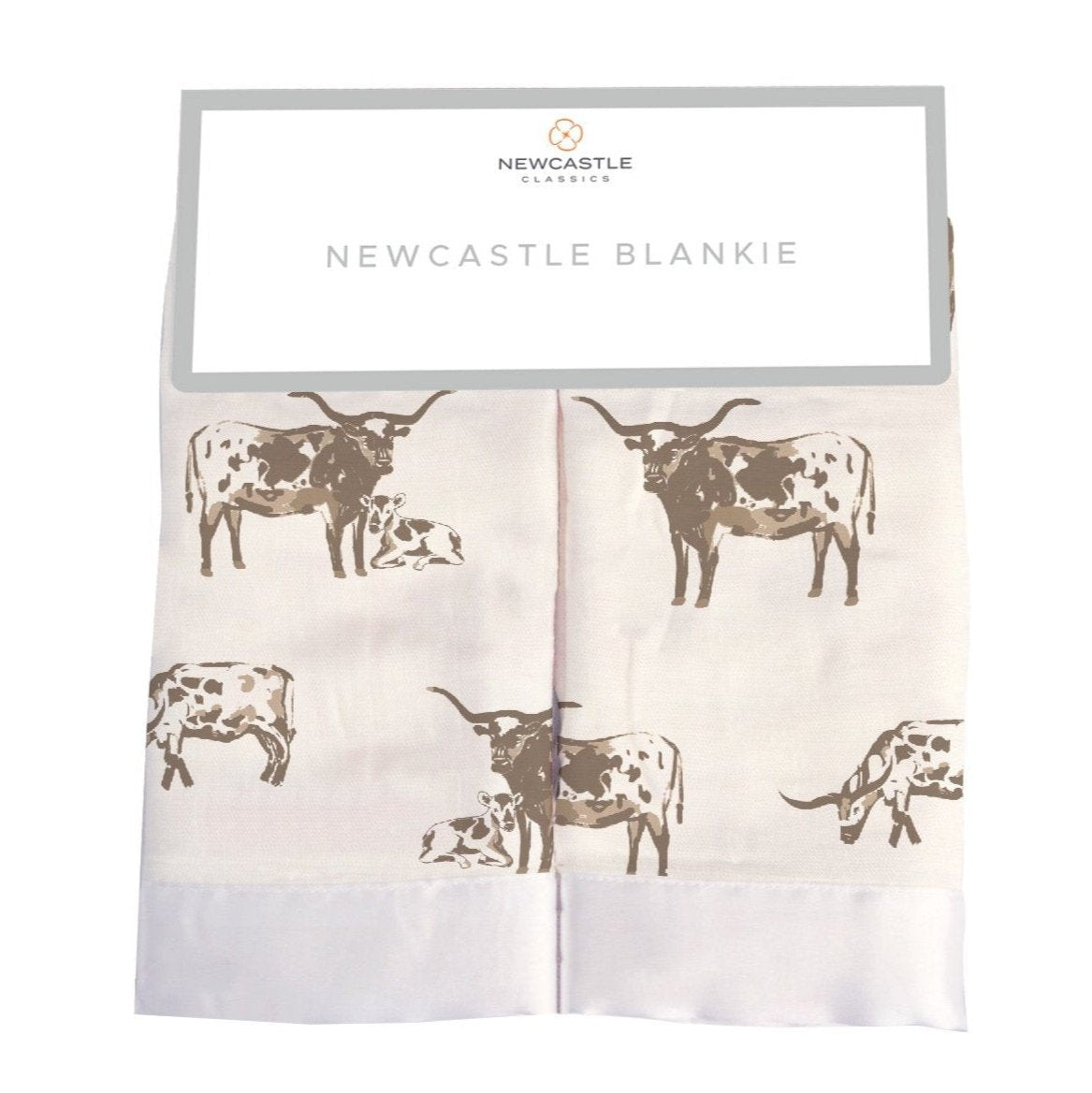 Security Blanket 2PK | Bamboo Fabric - Texas Longhorn -0