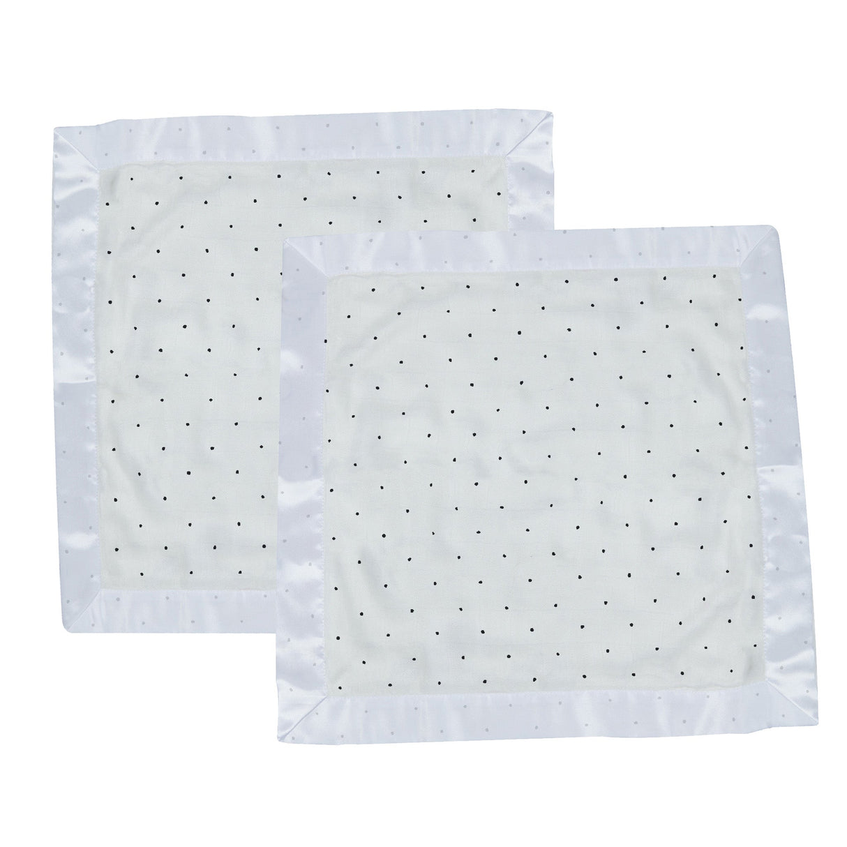 Black and White Polka Dot Bamboo Newcastle Blankie-2