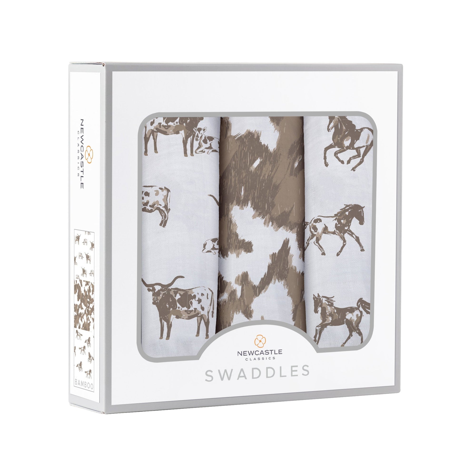 Baby Swaddle 3PK | Bamboo Muslin - Forever Cowboys & Cowgirls -1