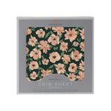 Canyon Sunset Flowers Bamboo Crib Sheet-1