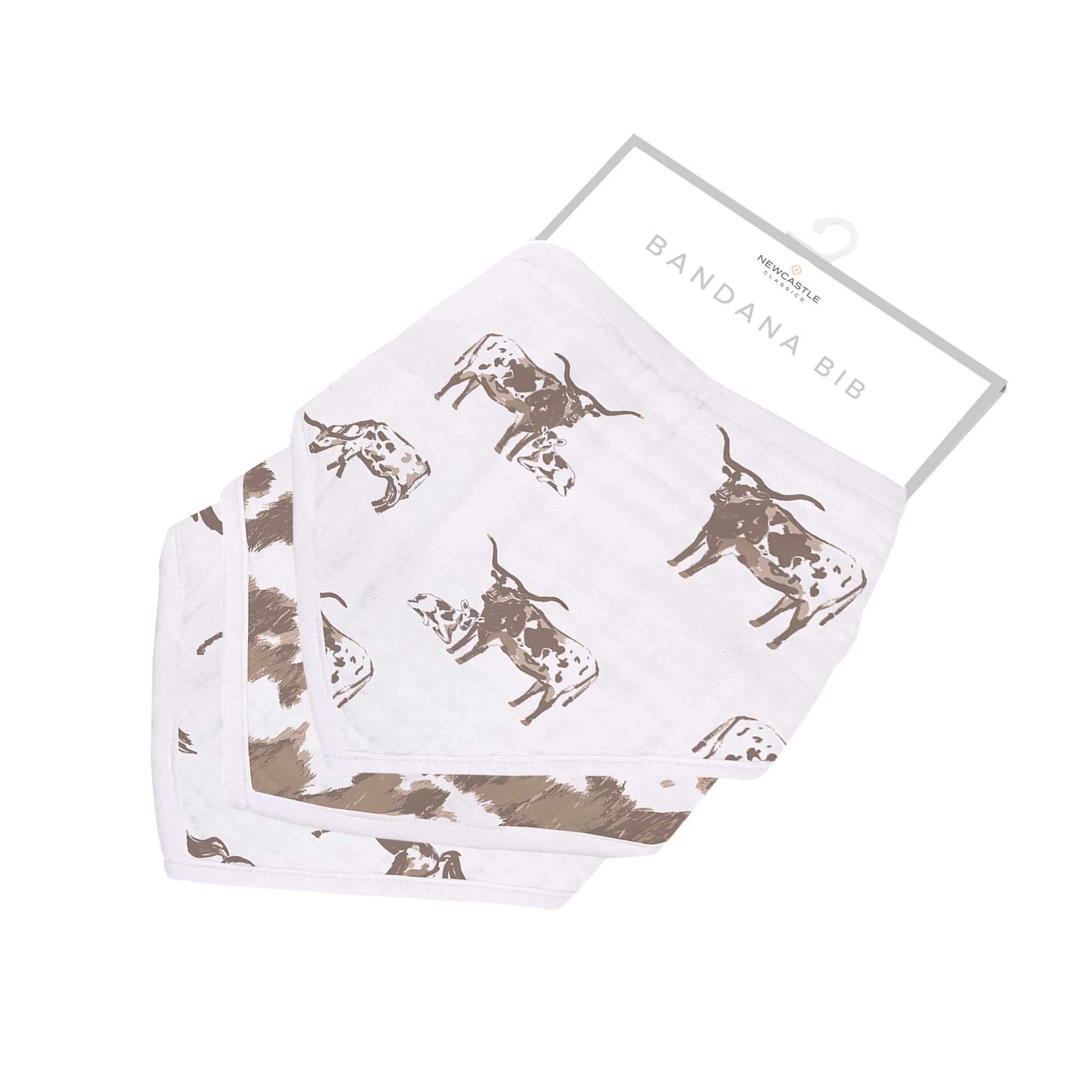 Bandana Bibs 3PK | Forever Cowboys & Cowgirls - Bamboo Muslin -0