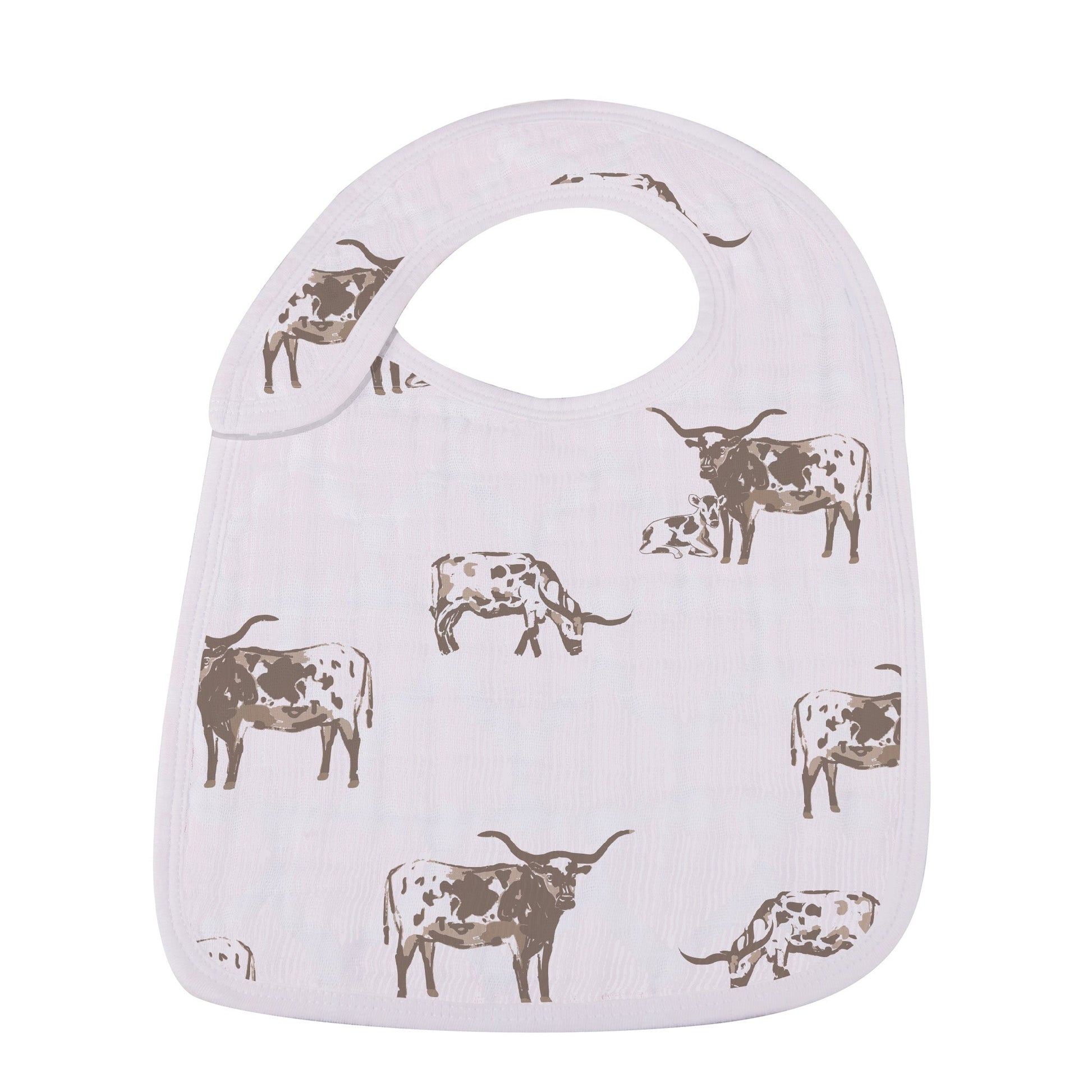 Snap Bibs 3PK | Forever Cowboys & Cowgirls  - Bamboo Muslin -2