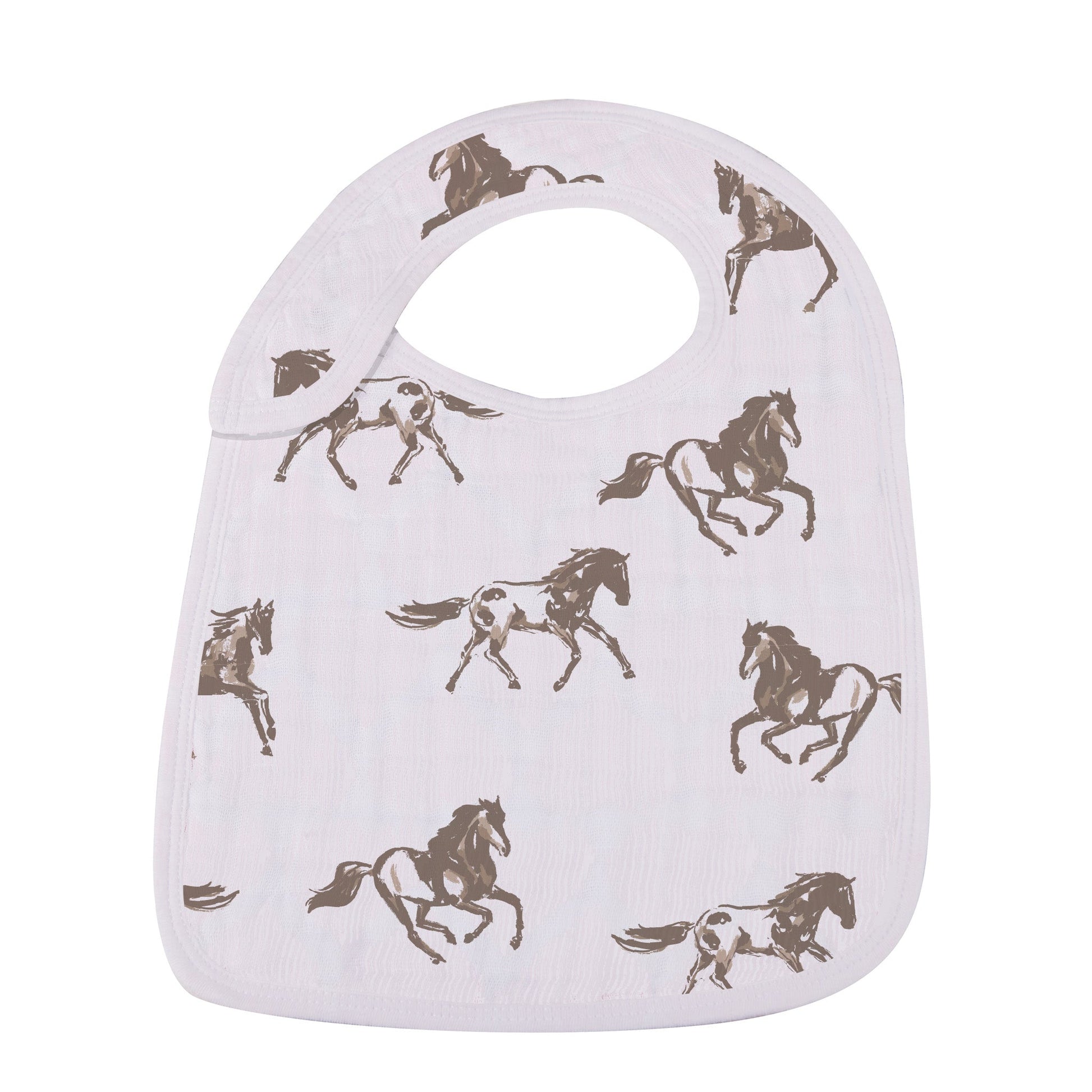 Snap Bibs 3PK | Forever Cowboys & Cowgirls  - Bamboo Muslin -4