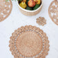 14" Placemat (Set of 2) | Jute Flower -2