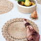 14" Placemat (Set of 2) | Jute Flower -1