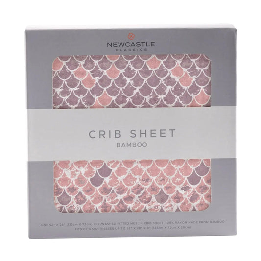 Scales Bamboo Muslin Crib Sheet Newcastle Classics